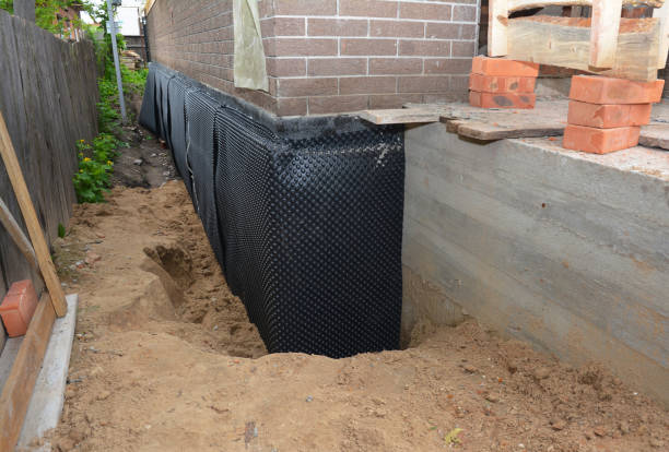 Happy homeowners after waterproofing job in Frankewing